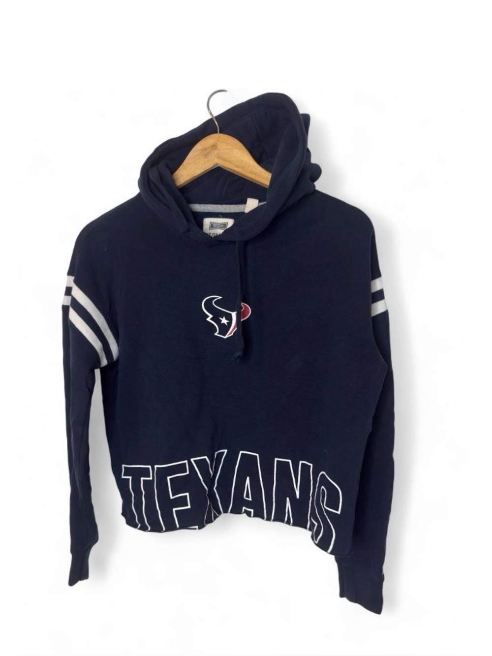 Women's Texans Football Cropped Hoodie | XS